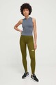 Športové legíny The North Face Flex NF0A87JSPIB1 zelená SS24