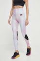 EA7 Emporio Armani legginsy dzianina różowy TJTCZ.3DTP63.2120