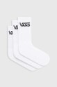 Vans skarpetki 3-pack skarpetki długie biały VN0A49ZFWHT1