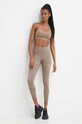 Puma legginsy do jogi Studio Ultrabare z elastanem brązowy 524838