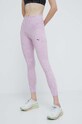 Puma legginsy do jogi STUDIO FOUNDATION wzorzyste różowy 524850