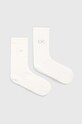 Calvin Klein skarpetki 2-pack wzorzyste biały 701228101
