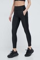 The North Face legginsy sportowe Bridgeway Hybrid z elastanem czarny NF0A7ULYJK31