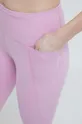 różowy Reebok legginsy treningowe LUX COLLECTION