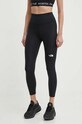 The North Face legginsy sportowe Flex z elastanem czarny NF0A87JQJK31
