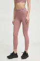 różowy New Balance legginsy treningowe Sleek WP41177RSE Damski