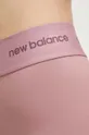 różowy New Balance legginsy treningowe Sleek WP41177RSE