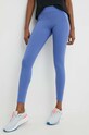 Reebok legginsy treningowe Lux Contour z elastanem fioletowy 100076337