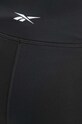 Reebok legginsy treningowe Basic Mesh czarny 100075431
