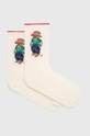 Čarape Polo Ralph Lauren visoke čarape bež 455950826
