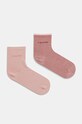 Шкарпетки Calvin Klein 2-pack довгі шкарпетки рожевий 701229452