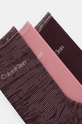 Одяг Шкарпетки Calvin Klein 3-pack 701229443 рожевий