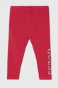 Guess legginsy dziecięce z elastanem różowy K3YB01.K82K0.PPYH