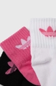 adidas Originals skarpetki dziecięce 3-pack multicolor