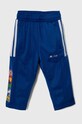 adidas pantaloni de trening pentru copii x Marvel tricotaj bleumarin IN7275
