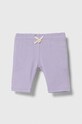 Дитячі легінси United Colors of Benetton трикотаж фіолетовий 3MDUAF01O.W.Seasonal
