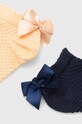United Colors of Benetton skarpetki dziecięce 2-pack 6AO307025.G.G.Seasonal granatowy SS24
