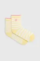 žltá Detské ponožky United Colors of Benetton Dievčenský
