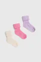 розовый Носки для младенцев United Colors of Benetton 3 шт Для девочек