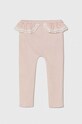 Jamiks legginsy niemowlęce ZAHA.Leginsy.R.JWG068.G różowy SS24