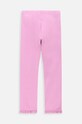 Coccodrillo legginsy dziecięce WC4122102GEK różowy SS24