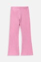 Coccodrillo leggins din bumbac pentru copii WC4122103HGK roz SS24