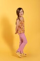 Coccodrillo leggins din bumbac pentru copii WC4122103HGK