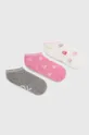 рожевий Дитячі шкарпетки United Colors of Benetton 3-pack Для дівчаток