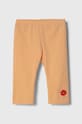 United Colors of Benetton legginsy dziecięce aplikacja pomarańczowy 3P4ZGF03S.P.Seasonal