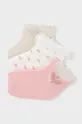 Mayoral skarpetki niemowlęce 3-pack różowy
