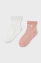 Дитячі шкарпетки Mayoral 2-pack довгі шкарпетки бежевий 10711.6C.Skarpetki.PPYH