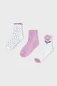 фіолетовий Дитячі шкарпетки Mayoral 3-pack Для дівчаток