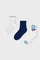 mornarsko plava Dječje čarape Mayoral 3-pack Za djevojčice