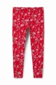 Desigual legginsy dziecięce czerwony