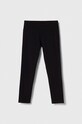 Abercrombie & Fitch legginsy dziecięce z elastanem czarny KI247.3041