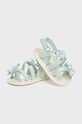 Topánky pre bábätká Mayoral Newborn imitácia kože tyrkysová 9744.2P.Newborn.PPYH