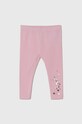 Dětské legíny Guess pletenina růžová K4GB03.J1313.PPYH