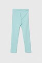 Dětské legíny Calvin Klein Jeans IG0IG02137.128.176.PPYH tyrkysová SS24
