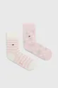 roza Dječje čarape Tommy Hilfiger 2-pack Za djevojčice