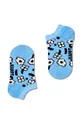 Detské ponožky Happy Socks Kids Flowers Low Socks 2-pak modrá