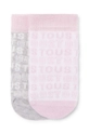 Tous calzini neonato/a pacco da 2 calzini rosa SSocks.2002.G