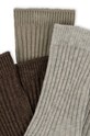 Konges Sløjd skarpetki dziecięce 3-pack KS100039 brązowy SS24