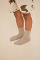 hnedá Detské ponožky Konges Sløjd 3-pak