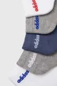 Παιδικές κάλτσες adidas Performance 5-pack γκρί