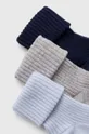 Шкарпетки для немовлят United Colors of Benetton 3-pack темно-синій