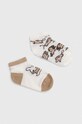 United Colors of Benetton skarpetki niemowlęce 2-pack skarpetki krótkie beżowy 6AO30702Y.W.Seasonal
