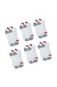 Дитячі шкарпетки Levi's LHN BOX TAB LOW CUT 6PK 6-pack короткі шкарпетки білий BL0267