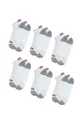 Dječje čarape Levi's LHN BOX TAB LOW CUT 6PK 6-pack bijela