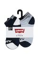 Chlapec Detské ponožky Levi's LHN BOX TAB LOW CUT 6PK 6-pak BL0267 sivá