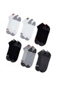 Detské ponožky Levi's LHN BOX TAB LOW CUT 6PK 6-pak BL0267 čierna AA00